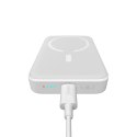 Powerbank Baseus Magnetic Mini 10000mAh USB-C PD 20W / MagSafe 15W - biały + kabel USB-C