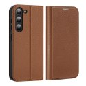 Dux Ducis Skin X2 etui Samsung Galaxy S23+ pokrowiec z klapką portfel podstawka brązowe Dux Ducis Skin X2 etui Samsung Galaxy S23+ pokrowiec z klapką portfel podstawka brązowe