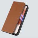 Dux Ducis Skin X2 etui Samsung Galaxy S23+ pokrowiec z klapką portfel podstawka brązowe Dux Ducis Skin X2 etui Samsung Galaxy S23+ pokrowiec z klapką portfel podstawka brązowe