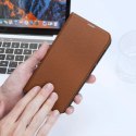 Dux Ducis Skin X2 etui Samsung Galaxy S23+ pokrowiec z klapką portfel podstawka brązowe Dux Ducis Skin X2 etui Samsung Galaxy S23+ pokrowiec z klapką portfel podstawka brązowe