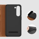 Dux Ducis Skin X2 etui Samsung Galaxy S23+ pokrowiec z klapką portfel podstawka brązowe Dux Ducis Skin X2 etui Samsung Galaxy S23+ pokrowiec z klapką portfel podstawka brązowe