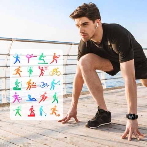 Smartwatch Joyroom Fit-Life JR-FT3 Pro z funkcją odbierania połączeń / Bluetooth 5.1 / ochroną IP68 - szary Smartwatch Joyroom Fit-Life JR-FT3 Pro z funkcją odbierania połączeń / Bluetooth 5.1 / ochroną IP68 - szary