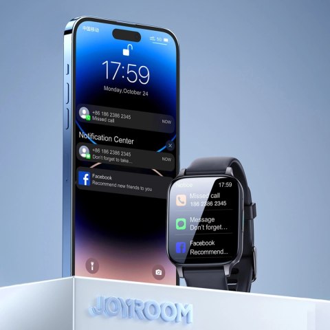 Smartwatch Joyroom Fit-Life JR-FT3 Pro z funkcją odbierania połączeń / Bluetooth 5.1 / ochroną IP68 - szary Smartwatch Joyroom Fit-Life JR-FT3 Pro z funkcją odbierania połączeń / Bluetooth 5.1 / ochroną IP68 - szary