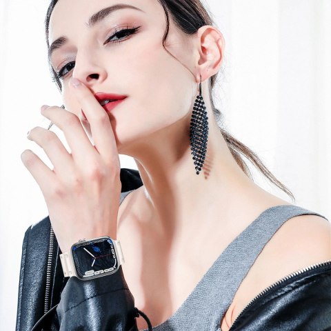 Strap Triple Protection pasek Apple Watch SE, 9, 8, 7, 6, 5, 4, 3, 2, 1 (41, 40, 38 mm) opaska bransoleta różowy Strap Triple Protection pasek Apple Watch SE, 9, 8, 7, 6, 5, 4, 3, 2, 1 (41, 40, 38 mm) opaska bransoleta różowy