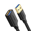 Ugreen kabel przedłużacz przejściówka USB-A (męski) - USB-A (żeński) USB 3.0 5Gb/s 0.5m czarny (US129) Ugreen kabel przedłużacz przejściówka USB-A (męski) - USB-A (żeński) USB 3.0 5Gb/s 0.5m czarny (US129)
