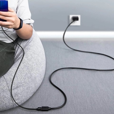 Ugreen kabel przedłużacz przejściówka USB-A (męski) - USB-A (żeński) USB 3.0 5Gb/s 0.5m czarny (US129) Ugreen kabel przedłużacz przejściówka USB-A (męski) - USB-A (żeński) USB 3.0 5Gb/s 0.5m czarny (US129)