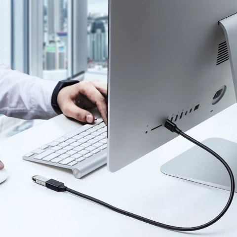 Ugreen kabel przedłużacz przejściówka USB-A (męski) - USB-A (żeński) USB 3.0 5Gb/s 0.5m czarny (US129) Ugreen kabel przedłużacz przejściówka USB-A (męski) - USB-A (żeński) USB 3.0 5Gb/s 0.5m czarny (US129)