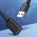 Ugreen kabel przedłużacz przejściówka USB-A (męski) - USB-A (żeński) USB 3.0 5Gb/s 0.5m czarny (US129) Ugreen kabel przedłużacz przejściówka USB-A (męski) - USB-A (żeński) USB 3.0 5Gb/s 0.5m czarny (US129)