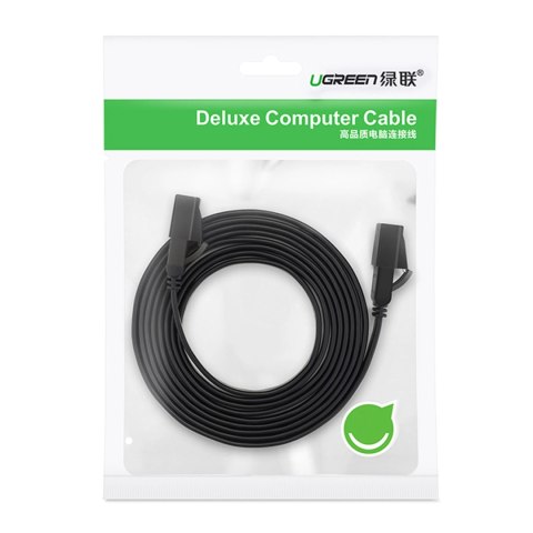 Ugreen kabel sieciowy internetowy Ethernet patchcord U/FTP Cat. 7 10Gb/s płaski 0.5m czarny (NW106) Ugreen kabel sieciowy internetowy Ethernet patchcord U/FTP Cat. 7 10Gb/s płaski 0.5m czarny (NW106)