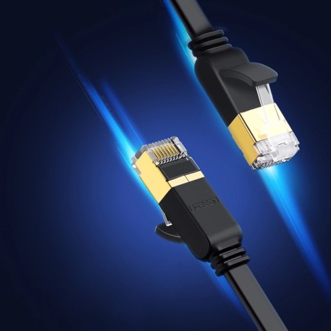 Ugreen kabel sieciowy internetowy Ethernet patchcord U/FTP Cat. 7 10Gb/s płaski 0.5m czarny (NW106) Ugreen kabel sieciowy internetowy Ethernet patchcord U/FTP Cat. 7 10Gb/s płaski 0.5m czarny (NW106)