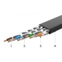 Ugreen kabel sieciowy internetowy Ethernet patchcord U/FTP Cat. 7 10Gb/s płaski 0.5m czarny (NW106) Ugreen kabel sieciowy internetowy Ethernet patchcord U/FTP Cat. 7 10Gb/s płaski 0.5m czarny (NW106)