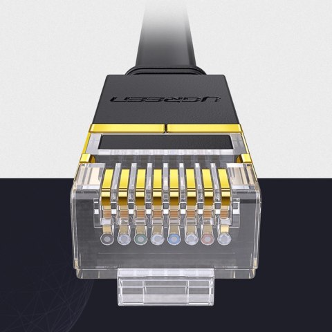 Ugreen kabel sieciowy internetowy Ethernet patchcord U/FTP Cat. 7 10Gb/s płaski 0.5m czarny (NW106) Ugreen kabel sieciowy internetowy Ethernet patchcord U/FTP Cat. 7 10Gb/s płaski 0.5m czarny (NW106)