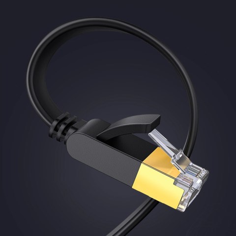 Ugreen kabel sieciowy internetowy Ethernet patchcord U/FTP Cat. 7 10Gb/s płaski 0.5m czarny (NW106) Ugreen kabel sieciowy internetowy Ethernet patchcord U/FTP Cat. 7 10Gb/s płaski 0.5m czarny (NW106)