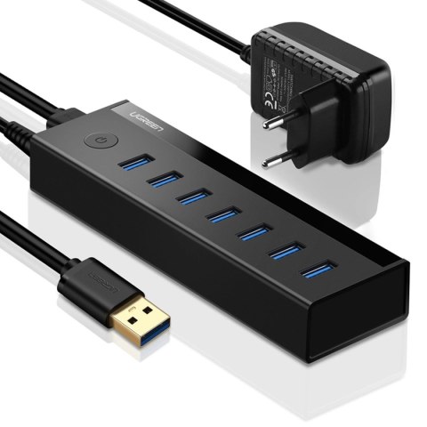 Ugreen wielofunkcyjny HUB 7w1 USB-A - 7xUSB-A 5Gb/s czarny (US219) Ugreen wielofunkcyjny HUB 7w1 USB-A - 7xUSB-A 5Gb/s czarny (US219)