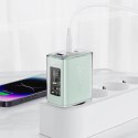 Acefast ładowarka GaN 65W 3 porty (1xUSB, 2xUSB C) różowa (A45) Acefast ładowarka GaN 65W 3 porty (1xUSB, 2xUSB C) różowa (A45)