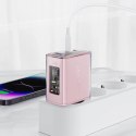 Acefast ładowarka GaN 65W 3 porty (1xUSB, 2xUSB C) zielona (A45) Acefast ładowarka GaN 65W 3 porty (1xUSB, 2xUSB C) zielona (A45)