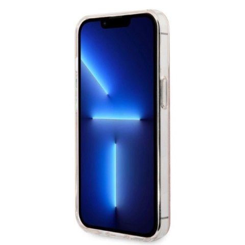 Etui Guess 4G Print MagSafe na iPhone 13 Pro + ładowarka indukcyjna - różowe Etui Guess 4G Print MagSafe na iPhone 13 Pro + ładowarka indukcyjna - różowe