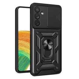 Hybrid Armor Camshield etui do Samsung Galaxy A34 5G pancerny pokrowiec z osłoną na aparat czarne