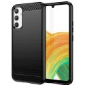 Carbon Case etui do Samsung Galaxy A04e elastyczny silikonowy karbonowy pokrowiec czarne Carbon Case etui do Samsung Galaxy A04e elastyczny silikonowy karbonowy pokrowiec czarne
