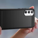 Carbon Case etui do Samsung Galaxy A04e elastyczny silikonowy karbonowy pokrowiec czarne Carbon Case etui do Samsung Galaxy A04e elastyczny silikonowy karbonowy pokrowiec czarne