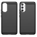 Carbon Case etui do Samsung Galaxy A04e elastyczny silikonowy karbonowy pokrowiec czarne Carbon Case etui do Samsung Galaxy A04e elastyczny silikonowy karbonowy pokrowiec czarne
