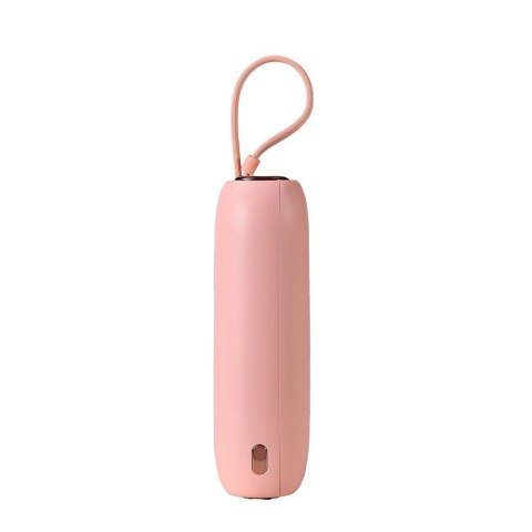 Joyroom mini powerbank 10000mAh Colorful Series 22.5W z 2 wbudowanymi kablami USB C i Lightning różowy (JR-L012) Joyroom mini powerbank 10000mAh Colorful Series 22.5W z 2 wbudowanymi kablami USB C i Lightning różowy (JR-L012)