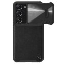Nillkin CamShield Leather S Case etui Samsung Galaxy S23+ pokrowiec z osłoną na aparat czarne Nillkin CamShield Leather S Case etui Samsung Galaxy S23+ pokrowiec z osłoną na aparat czarne