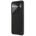 Nillkin CamShield Leather S Case etui Samsung Galaxy S23+ pokrowiec z osłoną na aparat czarne Nillkin CamShield Leather S Case etui Samsung Galaxy S23+ pokrowiec z osłoną na aparat czarne