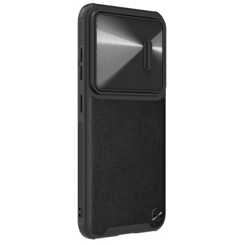 Nillkin CamShield Leather S Case etui Samsung Galaxy S23+ pokrowiec z osłoną na aparat czarne Nillkin CamShield Leather S Case etui Samsung Galaxy S23+ pokrowiec z osłoną na aparat czarne