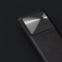 Nillkin CamShield Leather S Case etui Samsung Galaxy S23+ pokrowiec z osłoną na aparat czarne Nillkin CamShield Leather S Case etui Samsung Galaxy S23+ pokrowiec z osłoną na aparat czarne