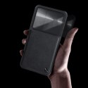 Nillkin CamShield Leather S Case etui Samsung Galaxy S23+ pokrowiec z osłoną na aparat czarne Nillkin CamShield Leather S Case etui Samsung Galaxy S23+ pokrowiec z osłoną na aparat czarne