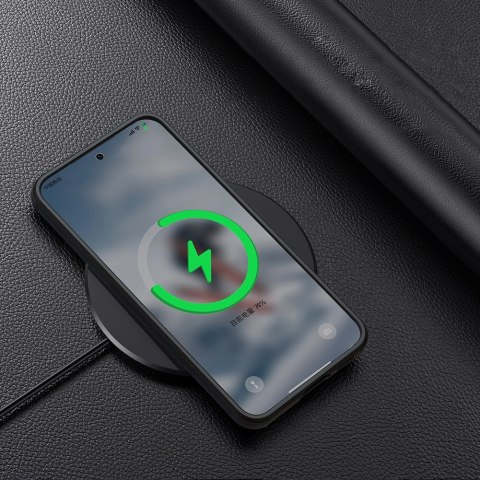 Nillkin CamShield Leather S Case etui Samsung Galaxy S23+ pokrowiec z osłoną na aparat czarne Nillkin CamShield Leather S Case etui Samsung Galaxy S23+ pokrowiec z osłoną na aparat czarne