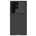 Nillkin CamShield Pro Case etui Samsung Galaxy S23 Ultra pokrowiec z osłoną na aparat czarne Nillkin CamShield Pro Case etui Samsung Galaxy S23 Ultra pokrowiec z osłoną na aparat czarne