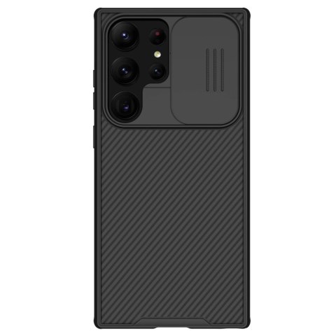 Nillkin CamShield Pro Case etui Samsung Galaxy S23 Ultra pokrowiec z osłoną na aparat czarne Nillkin CamShield Pro Case etui Samsung Galaxy S23 Ultra pokrowiec z osłoną na aparat czarne
