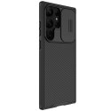 Nillkin CamShield Pro Case etui Samsung Galaxy S23 Ultra pokrowiec z osłoną na aparat czarne Nillkin CamShield Pro Case etui Samsung Galaxy S23 Ultra pokrowiec z osłoną na aparat czarne