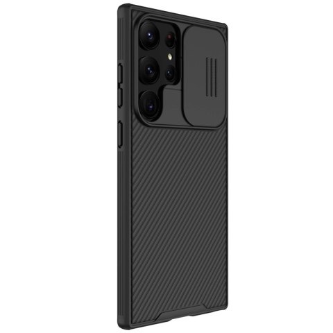 Nillkin CamShield Pro Case etui Samsung Galaxy S23 Ultra pokrowiec z osłoną na aparat czarne Nillkin CamShield Pro Case etui Samsung Galaxy S23 Ultra pokrowiec z osłoną na aparat czarne