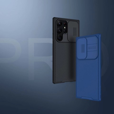 Nillkin CamShield Pro Case etui Samsung Galaxy S23 Ultra pokrowiec z osłoną na aparat czarne Nillkin CamShield Pro Case etui Samsung Galaxy S23 Ultra pokrowiec z osłoną na aparat czarne