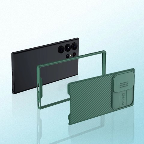 Nillkin CamShield Pro Case etui Samsung Galaxy S23 Ultra pokrowiec z osłoną na aparat czarne Nillkin CamShield Pro Case etui Samsung Galaxy S23 Ultra pokrowiec z osłoną na aparat czarne