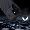 Nillkin CamShield Pro Case etui Samsung Galaxy S23 Ultra pokrowiec z osłoną na aparat czarne Nillkin CamShield Pro Case etui Samsung Galaxy S23 Ultra pokrowiec z osłoną na aparat czarne