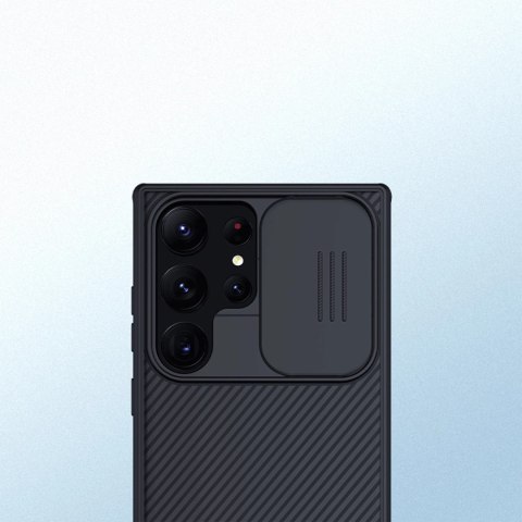 Nillkin CamShield Pro Case etui Samsung Galaxy S23 Ultra pokrowiec z osłoną na aparat czarne Nillkin CamShield Pro Case etui Samsung Galaxy S23 Ultra pokrowiec z osłoną na aparat czarne
