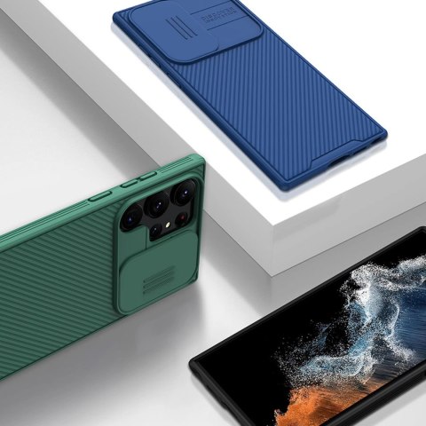 Nillkin CamShield Pro Case etui Samsung Galaxy S23 Ultra pokrowiec z osłoną na aparat czarne Nillkin CamShield Pro Case etui Samsung Galaxy S23 Ultra pokrowiec z osłoną na aparat czarne