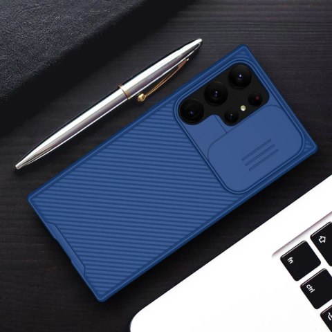 Nillkin CamShield Pro Case etui Samsung Galaxy S23 Ultra pokrowiec z osłoną na aparat czarne Nillkin CamShield Pro Case etui Samsung Galaxy S23 Ultra pokrowiec z osłoną na aparat czarne