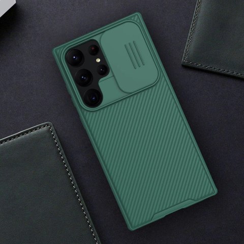 Nillkin CamShield Pro Case etui Samsung Galaxy S23 Ultra pokrowiec z osłoną na aparat czarne Nillkin CamShield Pro Case etui Samsung Galaxy S23 Ultra pokrowiec z osłoną na aparat czarne