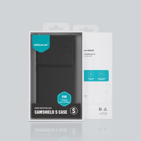 Nillkin CamShield S Case etui Samsung Galaxy S23 Ultra pancerny pokrowiec osłona na aparat zielone Nillkin CamShield S Case etui Samsung Galaxy S23 Ultra pancerny pokrowiec osłona na aparat zielone