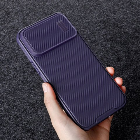 Nillkin CamShield S Case etui iPhone 14 Pro Max pancerny pokrowiec osłona na aparat fioletowe Nillkin CamShield S Case etui iPhone 14 Pro Max pancerny pokrowiec osłona na aparat fioletowe