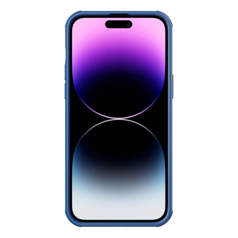 Nillkin CamShield S Case etui iPhone 14 Pro Max pancerny pokrowiec osłona na aparat niebieskie Nillkin CamShield S Case etui iPhone 14 Pro Max pancerny pokrowiec osłona na aparat niebieskie