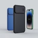 Nillkin CamShield S Case etui iPhone 14 Pro Max pancerny pokrowiec osłona na aparat niebieskie Nillkin CamShield S Case etui iPhone 14 Pro Max pancerny pokrowiec osłona na aparat niebieskie