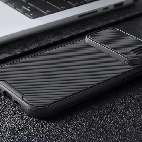 Nillkin CamShield S Case etui iPhone 14 Pro Max pancerny pokrowiec osłona na aparat niebieskie Nillkin CamShield S Case etui iPhone 14 Pro Max pancerny pokrowiec osłona na aparat niebieskie