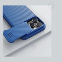 Nillkin CamShield S Case etui iPhone 14 Pro Max pancerny pokrowiec osłona na aparat niebieskie Nillkin CamShield S Case etui iPhone 14 Pro Max pancerny pokrowiec osłona na aparat niebieskie