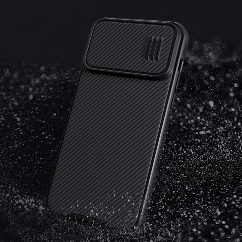 Nillkin CamShield S Case etui iPhone 14 Pro Max pancerny pokrowiec osłona na aparat niebieskie Nillkin CamShield S Case etui iPhone 14 Pro Max pancerny pokrowiec osłona na aparat niebieskie
